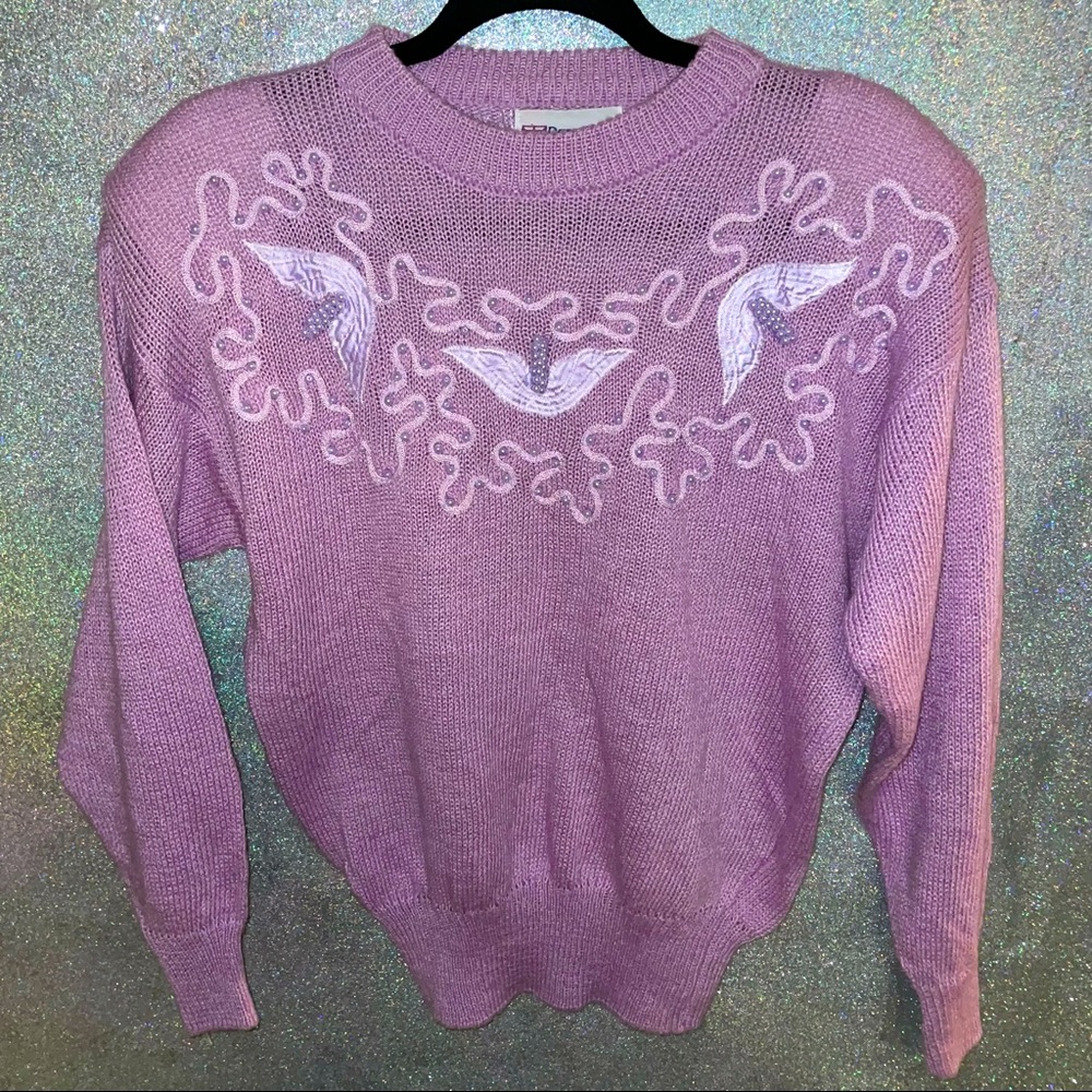 Vintage Purple Dana Scott Sweater